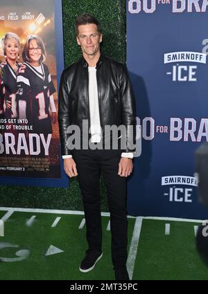 Los Angeles, USA. 31. Januar 2023. Tom Brady bei der Premiere für '80 for Brady' im Regency Village Theatre, Westwood. Bildnachweis: Paul Smith/Alamy Live News Stockfoto