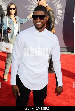 Platzanweiser bei den MTV Video Music Awards im Forum in Los Angeles, Kalifornien. 24. August 2014. Stockfoto