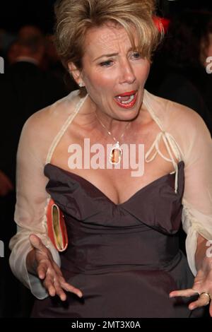 Emma Thompson auf der Weltpremiere von „Nanny McPhee and the Big Bang“ am Leicester Square in London, Großbritannien. 3/24/10. . Stockfoto