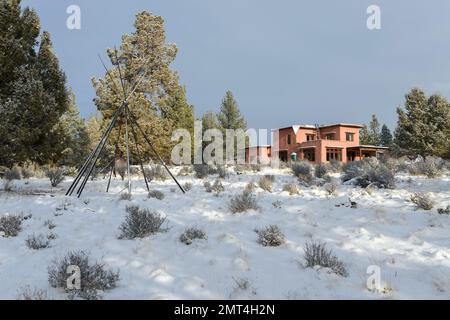 USA, Oregon, Bend, Rancho Las Hierbas Stockfoto