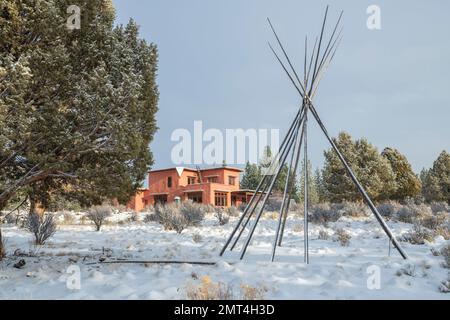 USA, Oregon, Bend, Rancho Las Hierbas Stockfoto