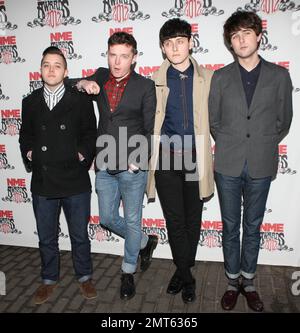 The Heartbreak bei den NME Awards in der Brixton Academy in London, Großbritannien. 29. Februar 2012 Stockfoto