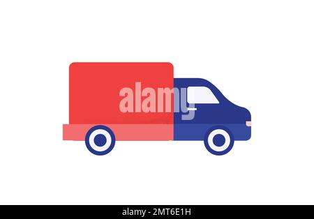 Fahrzeugsymbol eingestellt. Fracht, Liefersymbol. Vektorgrafik Stock Vektor