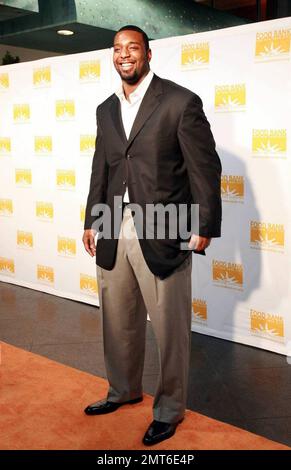 New York Giants Defensive Tackle Chris Canty nimmt an der Food Bank für das Can-do Awards-Dinner 2009 in Manhattan, New York, NY, Teil. 4./21. Dezember 09. Stockfoto