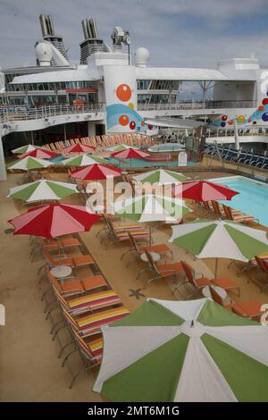 EXKLUSIV!! Allgemeine Aussichten an Bord der Royal Caribbean's, „Oasis of the Seas“. Miami, FL 11/19/09 Stockfoto