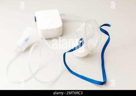 Vernebler auf weiß isoliert Stockfoto