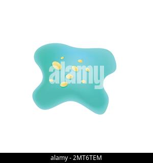 Viren, Keime und Bakterien, Mikroorganismus-Typen. Krankheit oder Krankheit mikroskopische Zellen und Infektion, Mikroben und Antikörper. Stock Vektor