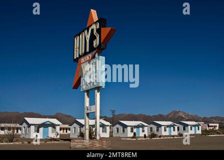 Roys Motel and Cafe in Amboy, Kalifornien, USA Stockfoto