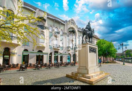 Szeged, Ungarn. Der Reok-Palast, ein großartiges Beispiel ungarischer Sezessionsarchitektur Stockfoto