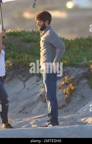 WELTWEIT - Reese Witherspoon arbeitet an großen kleinen Lügen, die in einem Haus am Malibu Beach aufgestellt werden. Los Angeles, Kalifornien. 16. Februar 2016 Stockfoto