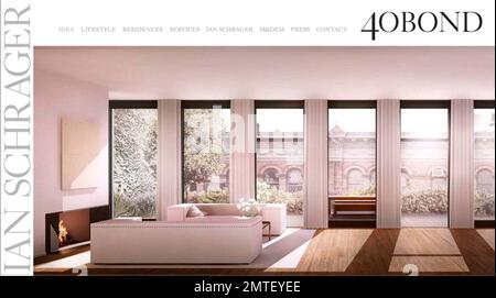 Der lateinamerikanische Popstar Ricky Martin hat angeblich eine $7 Millionen Dollar teure Wohnung in New York City gekauft. Die neu gebaute, nie bewohnte Ferienwohnung im neuen Ian Schraeger Projekt 40 Bond bietet 5-Sterne-Hotelservices und Annehmlichkeiten und wurde von der preisgekrönten Architekturfirma Herzog & de Meuron entworfen. Das 3-Bett- und 3 1/2-Badezimmer-Appartement befindet sich in SoHo und ist 2.637 Quadratmeter groß. Mit 11 m hohen Decken, einer Damentoilette, einer Galerie, einem Familienzimmer und einem privaten Arbeitszimmer. 5/8/07. Alle Stockfoto