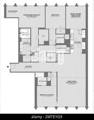 Der lateinamerikanische Popstar Ricky Martin hat angeblich eine $7 Millionen Dollar teure Wohnung in New York City gekauft. Die neu gebaute, nie bewohnte Ferienwohnung im neuen Ian Schraeger Projekt 40 Bond bietet 5-Sterne-Hotelservices und Annehmlichkeiten und wurde von der preisgekrönten Architekturfirma Herzog & de Meuron entworfen. Das 3-Bett- und 3 1/2-Badezimmer-Appartement befindet sich in SoHo und ist 2.637 Quadratmeter groß. Mit 11 m hohen Decken, einer Damentoilette, einer Galerie, einem Familienzimmer und einem privaten Arbeitszimmer. 5/8/07. Alle Stockfoto