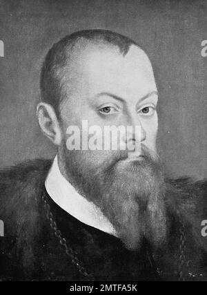Maurice, war 21 März 1521-9 Juli 1553 Herzog und späteren Kurfürsten von Sachsen Stockfoto