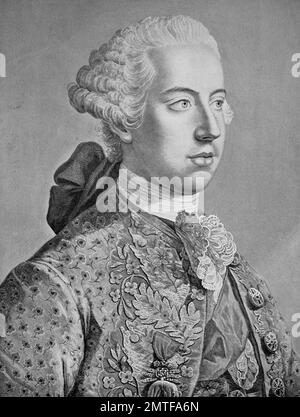 Joseph II., Joseph Benedikt Anton Michael Adam war römisch-deutscher Kaiser von 1765 bis 1790 und Herrscher des Habsburg landet von 1780 bis 1790 Stockfoto