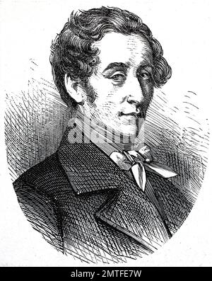 Carl Maria Friedrich Ernst von Weber war ein deutscher Komponist, Dirigent, Pianist, Gitarrist [2] und Kritiker Stockfoto