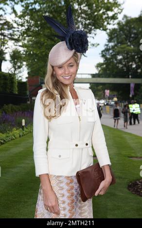 Florence Brudenell Bruce am zweiten Tag des Royal Ascot 2012 auf der Ascot Rennbahn. Ascot, Großbritannien. 20. Juni 2012 . Stockfoto