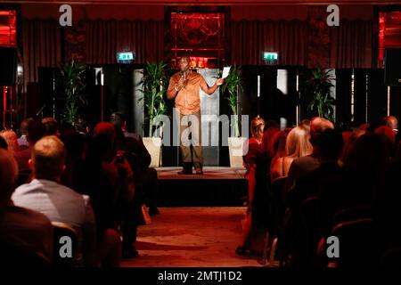 Sam Bailey bei der Sam Bailey Album Launch Party in London, Großbritannien. 4. August 2016. Stockfoto