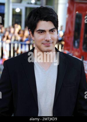 Schauspieler Brandon Routh trifft auf der Premiere „Scott Pilgrim vs the World“ im Grauman's Chinese Theatre in Hollywood, Kalifornien, ein. 7/27/10. . Stockfoto