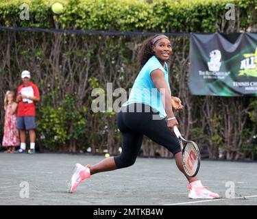 Serena Williams bei der alljährlichen All Star Tennis Charity Event 6. im Ritz-Carlton Key Biscayne in Miami, FL. 24. März 2015. Stockfoto