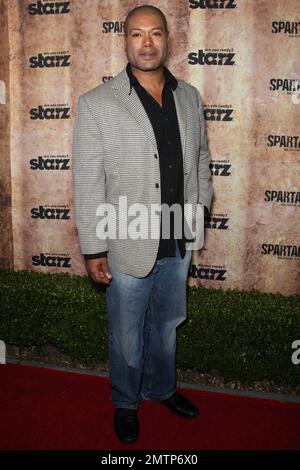 Christopher Judge feiert die Premiere der Starz-Serie „Spartacus: Blood and Sand“ im Billy Wilder Theatre in Los Angeles, Kalifornien. 1/14/10. . Stockfoto