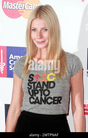 Gwyneth Paltrow bei den Hollywood Unites für den Biennial Stand Up to Cancer 4. (SU2C), ein Programm der Entertainment Industry Foundation (EIF) im Dolby Theatre in Hollywood, Kalifornien. 5. September 2014. Stockfoto