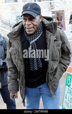 Danny Glover auf der Main Street am 2. Tag von Sundance. Park City, UT. 01/21/2011. Stockfoto