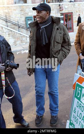 Danny Glover auf der Main Street am 2. Tag von Sundance. Park City, UT. 01/21/2011. Stockfoto