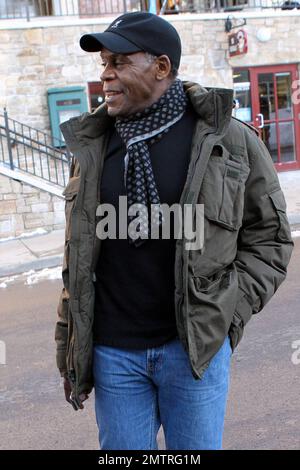 Danny Glover auf der Main Street am 2. Tag von Sundance. Park City, UT. 01/21/2011. Stockfoto