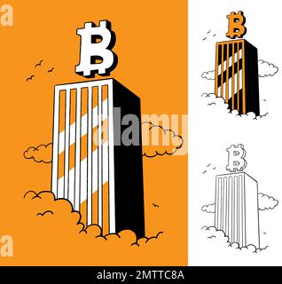 Krypto-Hedgefonds Stock Vektor