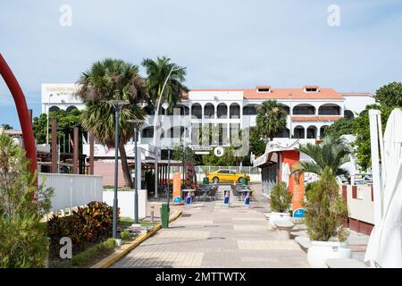 Boulevard, Einkaufszentrum in Varadero, Kuba Stockfoto