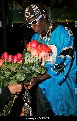 Flavor Flav bei Mr. Chows in Beverly Hills. Los Angeles, Kalifornien, 6/12/07. Stockfoto