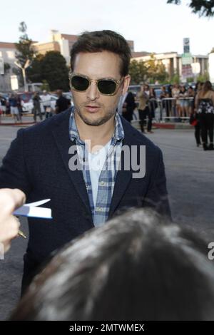 Peter Facinelli bei der Premiere des Rover im Regency Village Theatre Westwood, Kalifornien. USA. 12. Juni 2014 Stockfoto