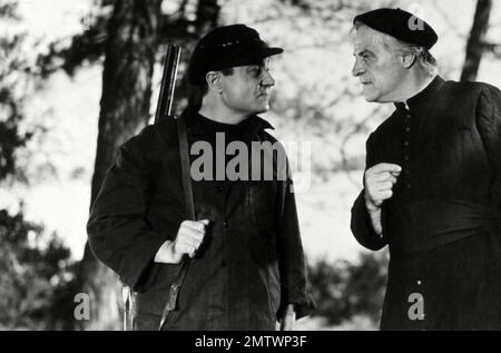 La Table-aux-Crevés Jagdgebiet Jahr 1952 - französischer Direktor: Henri Verneuil Andrex, René Génin Stockfoto