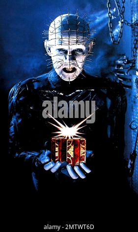 Hellraiser-Jahr : 1987 britischer Regisseur : Clive Barker Doug Bradley Poster (Key Art) Stockfoto