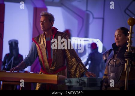 Thor: Ragnarok Jahr : 2017 USA Regisseur : Taika Waititi Jeff Goldblum, Rachel House Stockfoto