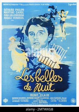 Les Belles de Nuit Jahr : 1952 Frankreich / Italien Regisseur : Rene Clair Gerard Philipe Poster Stockfoto