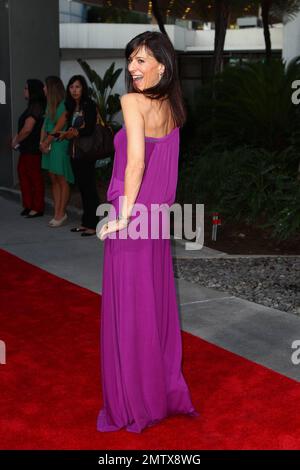Perrey Reeves nimmt an der Premiere von CBS Films „The Word“ Teil, die in den ArcLight Cinemas in Los Angeles, Kalifornien, stattfindet. 4. September 2012 Stockfoto