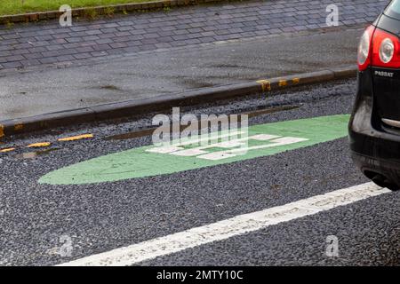 Der Stadtrat von Glasgow führt eine emissionsarme LEZ-Zone ein, die am 1. Juni 2023 in Kraft tritt Stockfoto