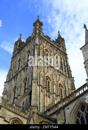 Gloucester Cathedral, Gloucestershire, England, Großbritannien. Stockfoto