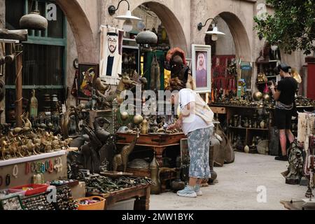 Al Seef Souk in Dubai Stockfoto