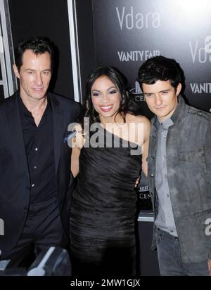 Orlando Bloom, Rosario Dawson und Sebastian Copeland bei der großen Eröffnungsgala des neuen Vdara Hotel and Spa im Stadtzentrum von Las Vegas, NV. 12/1/09. . Stockfoto