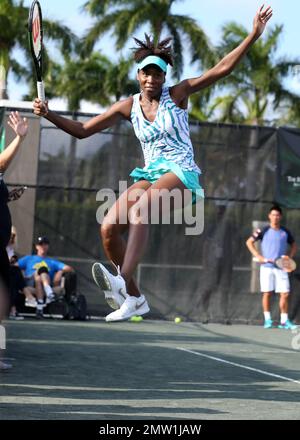 Venus Williams bei der alljährlichen All Star Tennis Charity Event 6. im Ritz-Carlton Key Biscayne in Miami, FL. 24. März 2015. Stockfoto