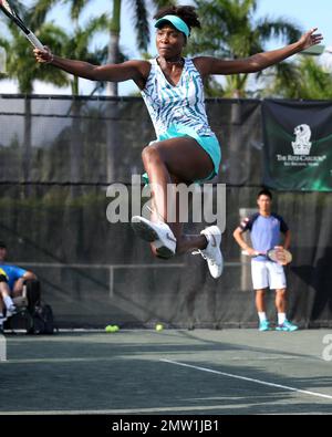 Venus Williams bei der alljährlichen All Star Tennis Charity Event 6. im Ritz-Carlton Key Biscayne in Miami, FL. 24. März 2015. Stockfoto