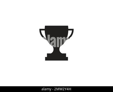 Siegerpokal, Preissymbol. Vektordarstellung. Stock Vektor