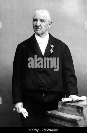 Anton Bruckner. Portrait des österreichischen Komponisten Josef Anton Bruckner (1824-1896) von Otto Schmidt, c. 1886-96 Stockfoto