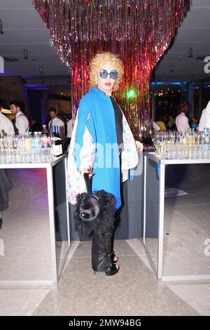 Elton Ilirjani auf der Whitney Art Party 2023 im Whitney Museum of American Art in New York City Stockfoto