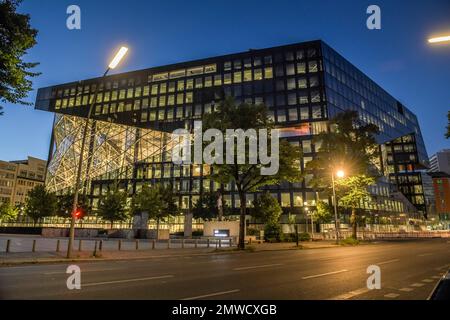 Neubau Axel-Springer-Verlag, Axel-Springer-Straße, Schuetzenstraße, Zimmerstraße, Kreuzberg, Friedrichshain-Kreuzberg, Berlin, Deutschland Stockfoto