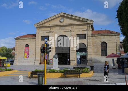 Städtische Markthalle, Chania, Kreta, Griechenland Stockfoto