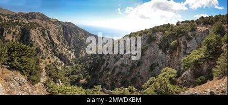 Imbros-Schlucht, Kreta, Griechenland Stockfoto