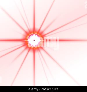 Digital gerenderter abstrakter Sternenhintergrund Stockfoto